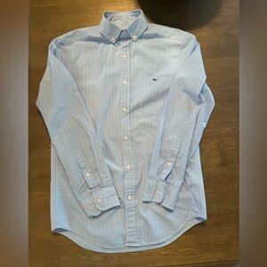 Men’s Vineyard Vines Classic Fit Button Down XS. Long Sleeve. Blue/Pink. EUC